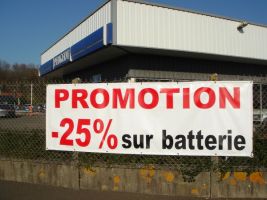 PROMO BATTERIE - 25 %